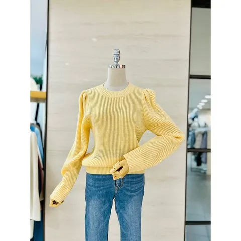 [ 롯데백화점 ][포커스]니오 퍼프 라운드 니트_FS2A7KT0068