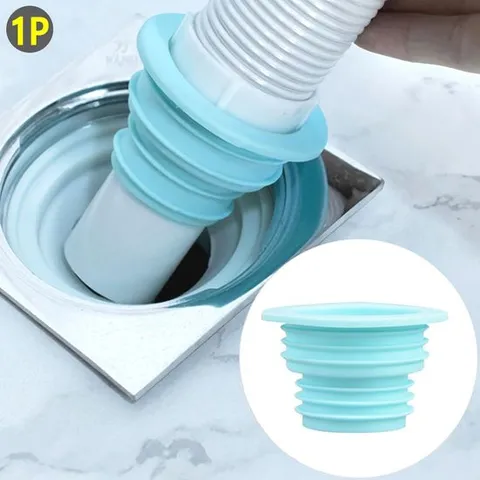 RT 실리콘 세탁기 세탁호스 배수구 캡 마개 덮개 1P