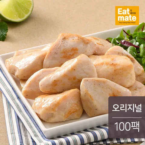 [랭킹닭컴] 잇메이트 저염 스팀 닭가슴살 오리지널 100gx100팩