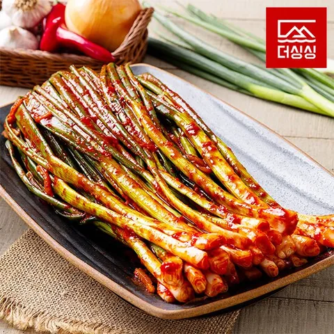 [더싱싱] 국내산 파김치 1kg / 맛깔난 전라도식 김치