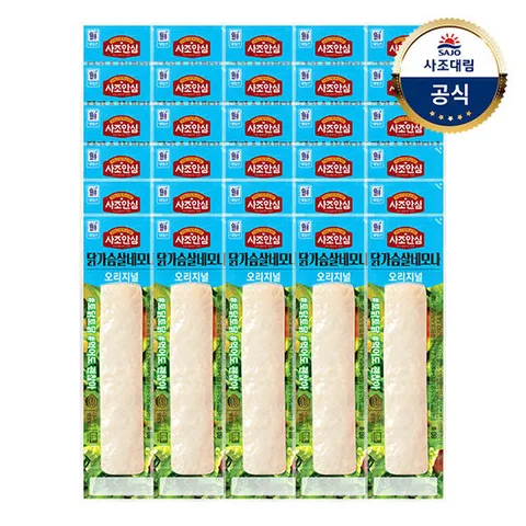 [대림냉장] 닭가슴살 네모나 80g x30개 오리지널/블랙페퍼