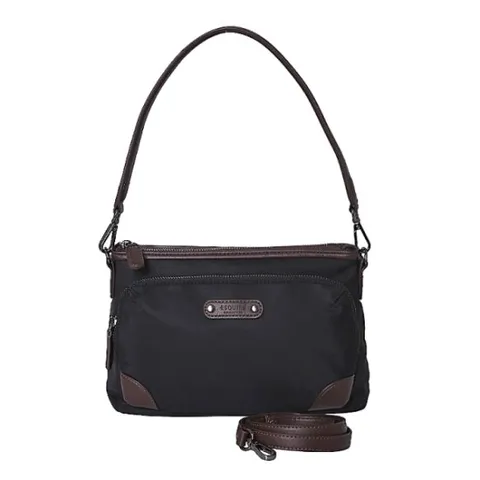 [ 롯데백화점 ][에스콰이아]신상 경량 수납 데일리 여행 숄더 크로스백 ECBFHB803BK