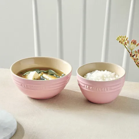 [르크루제] 소르베 밥&국 그릇 세트 (색상선택)