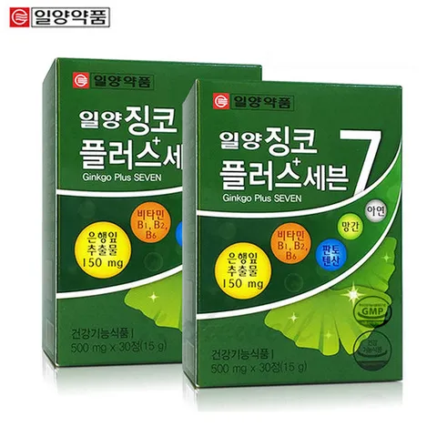 일양약품 징코플러스 2개월 기억력 혈앵개선