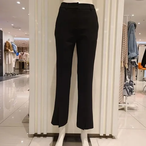 [ 롯데백화점 ][꾸즈]백밴딩트임부츠컷팬츠(CO160P1LM)