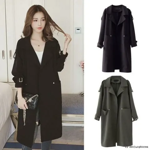 [깨비몰] 여성/가을/봄/데일리자켓/패션/트렌치코트