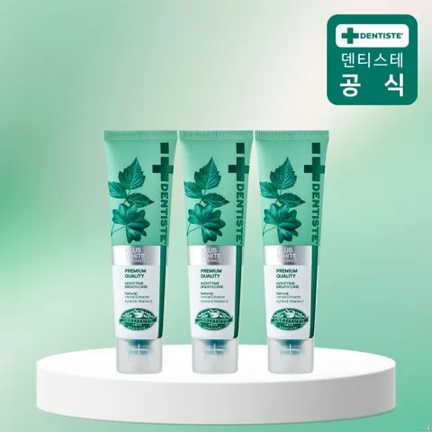 덴티스테 [체험특가] 뉴플러스화이트 치약 60g 3개