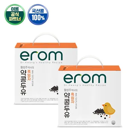 이롬황성주 약콩 흑임자두유 190ml x 40팩