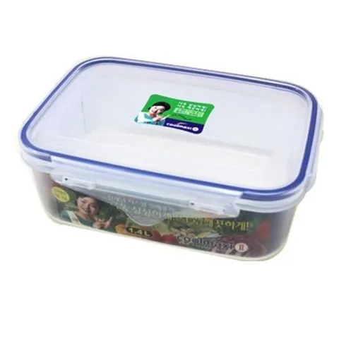 RT 밀폐용기 냉장고 정리용기 김치통 보관통 사각 1.4L