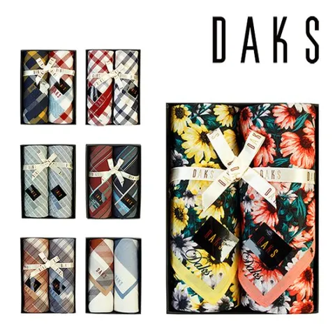 [ 롯데백화점 ][닥스(손수건)]남녀 손수건 2매세트 16종 택 1