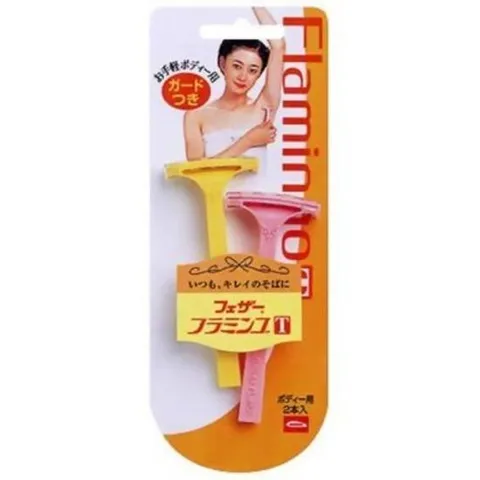 패더 플라밍고 여성면도기 2P 겨드랑이털제거