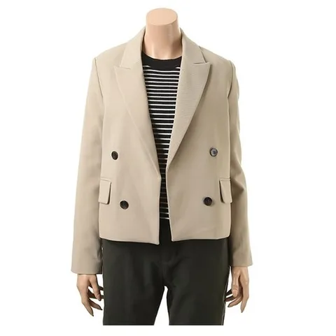 [ 롯데백화점 ][꾸즈]크롭더블자켓(CM918J1LM)