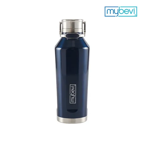 마이베비_콰트로캔틴(캐리핸들)_390ml_13oz_메탈블루_보온보냉병