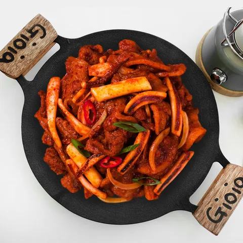 조이아 그리들 캠핑 솥뚜껑 그릴 불판 36cm