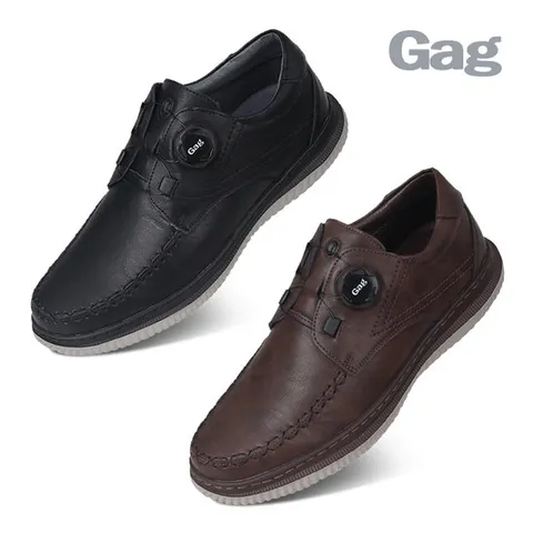 GAG 개그 고급 소가죽 남성 다이얼 캐주얼화 골프화 G-905