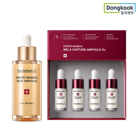 센텔리안24 마데카 쏙 앰플 38ml+멜라캡처앰플 알엑스 7ml 4개입