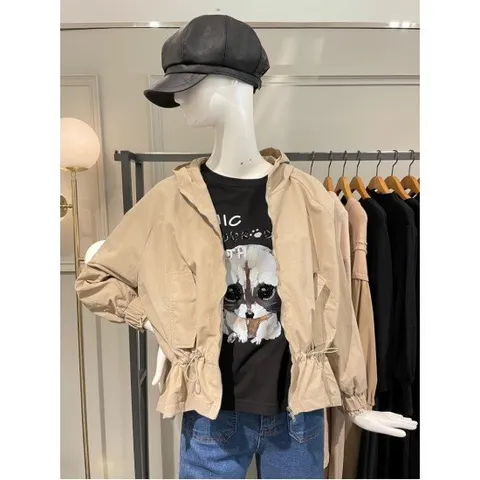 [ 현대백화점 ][르니앤맥코이] 허리 스트링 후드 점퍼 (MJ01JP101HJJ)