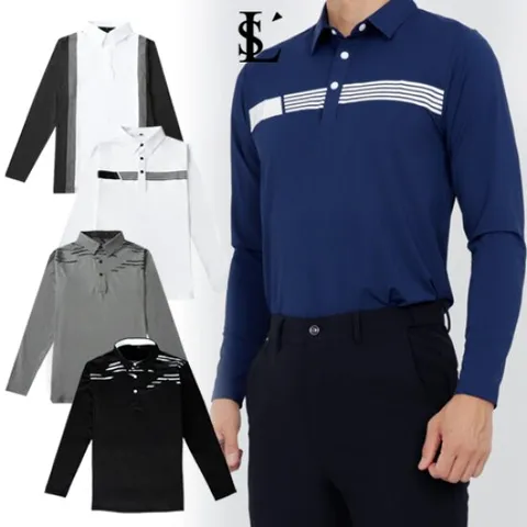 루센 세련된 남성 골프 티셔츠 균일가 3종 택일