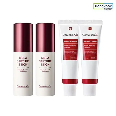 [동국제약]마데카 멜라캡처스틱 10g 2개+마데카크림 시즌4 50ml 2개