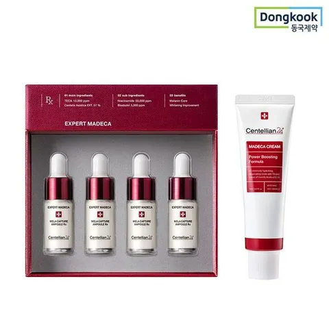 [동국제약]센텔리안24 멜라캡처앰플RX 7ml 4개입+마데카크림 시즌4 50ml