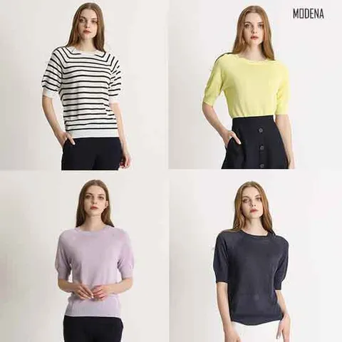 [인기특가80%인하] G.모데나 퍼프 썸머 니트 5종 택1