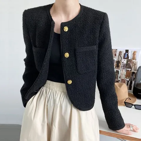 [이쁘다] 티에르 트위드 숏자켓