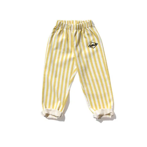 스트라이프 코튼팬츠(옐로우st)