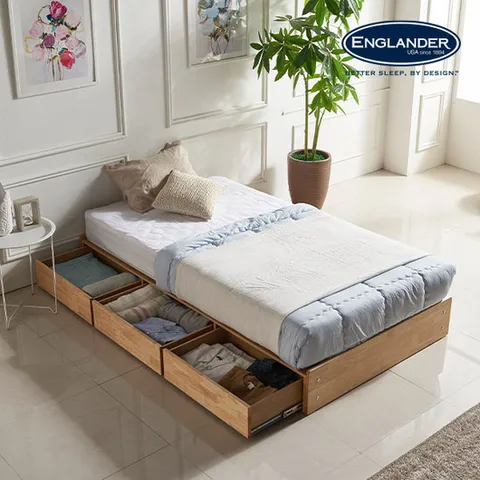 클림트슬라이딩LED수납침대(Sweet Slumber 포켓 필로우탑SS)