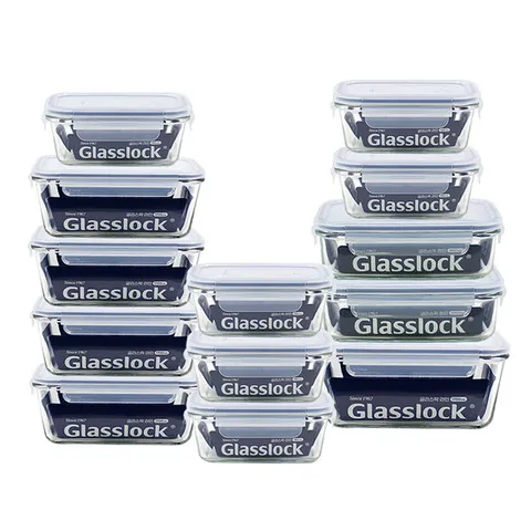 글라스락 홈쇼핑세트 C세트 밀폐용기 13종 반찬통