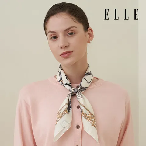엘르 엔딩마차 실크 쁘띠스카프 SE141S314