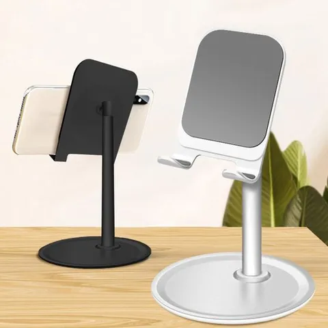 RT K7쟁반스마트폰거치대 메탈 스탠드 집게 책상 탁상