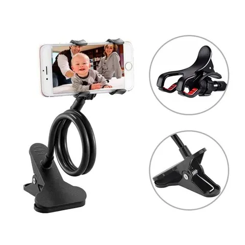 RT 집게형 침대 스마트폰 자바라 거치대 70cm RD-10030