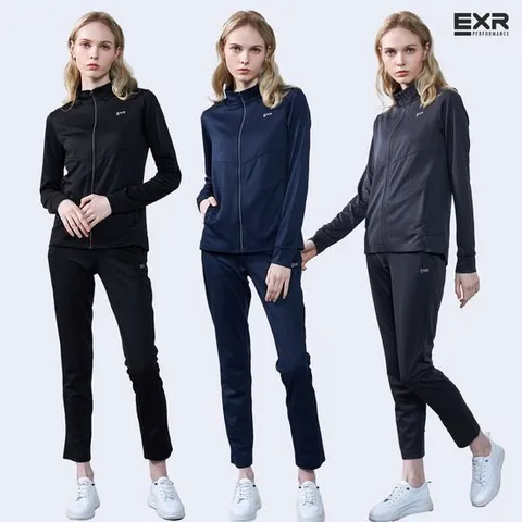 [이엑스알]여성 NEW 베이직 에디션 트랙수트 세트 3종택1