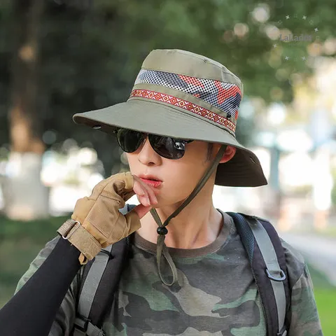[랄라닷] 남자 등산모자 카모밀리터리 캠핑낚시 아웃도어 사파리