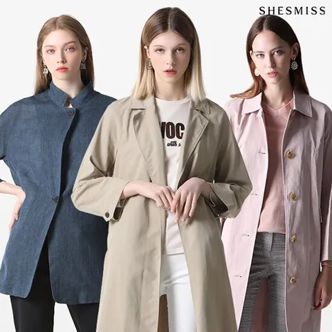 [쉬즈미스] 트렌치코트 외 봄 아우터 6종 균일가