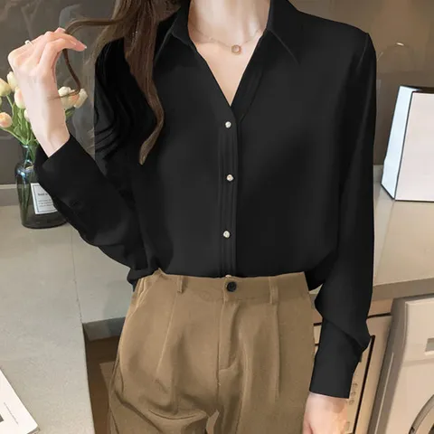 KAA 8307 여자브이카라블라우스