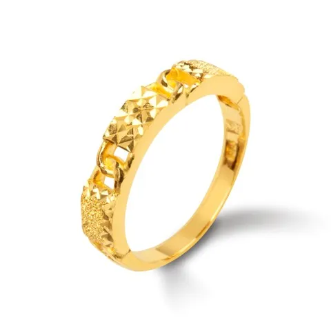 [엘렌쥬얼리] 24K 순금 벤케이 컷팅 금 반지 3.75g