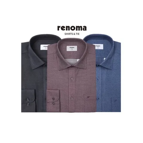 [ 롯데백화점 ][레노마(셔츠)]레노마셔츠 남성 긴팔 기모 남방 모음전 (선물포장가능)