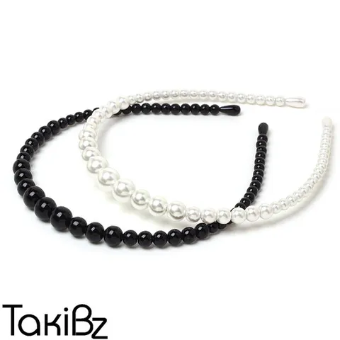 [타키비즈] 볼륨펄 진주 헤어밴드