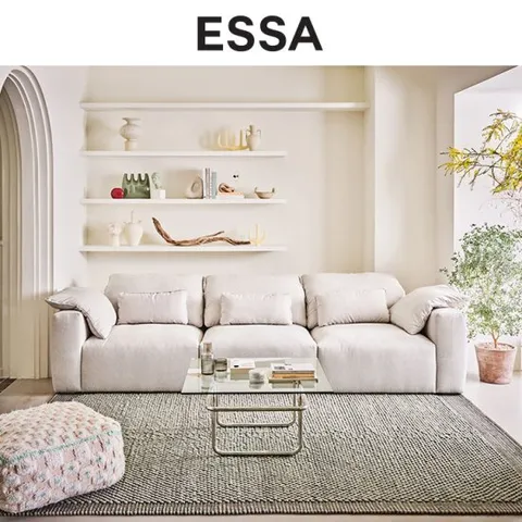 [에싸] 하바나 슬림 4인 르브와 패브릭 소파