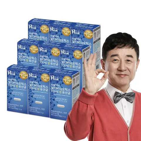 리얼닥터 멀티바이오틱스 100억 생 유산균 400mgX30캡슐 9개
