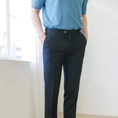 엠필 남성 여름 스판히든밴딩정장바지(30-38사이즈) 3종세트