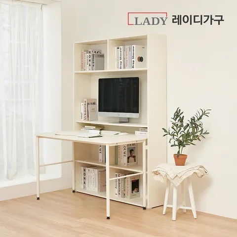 레이디가구 코튼 스틸형 주니어 학생 책상세트
