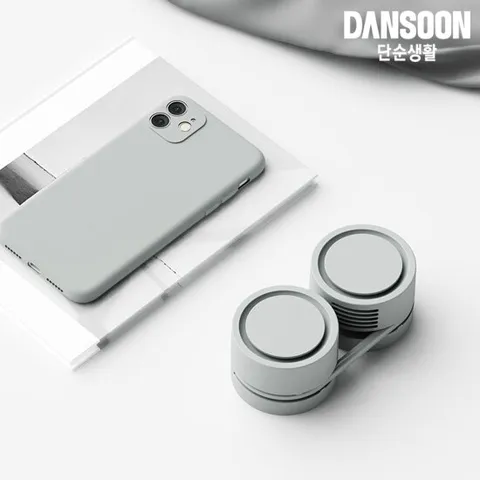 단순생활 휴대용 선풍기 넥밴드 롤링 싱글 구성