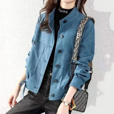 코듀로이슬림가디건자켓 봄가을 여자바람막이