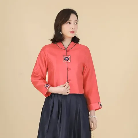 애비뉴투지 엄마옷 곱디고운 개량한복 저고리 치마 세트 H01146