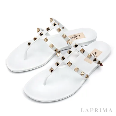 [VALENTINO] 발렌티노 PVC 락스터드 플립플랍 XW2S0T84-PVS-001