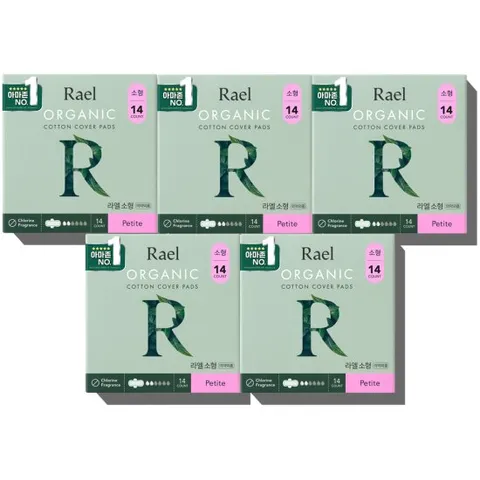 [ 롯데백화점 ][라엘] 생리대 소형14p x 5팩