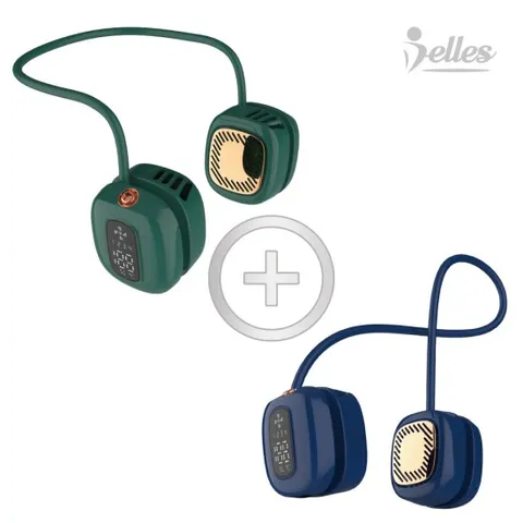 벨레스 포켓팬 2022년 신형 넥밴드 선풍기 더블세트