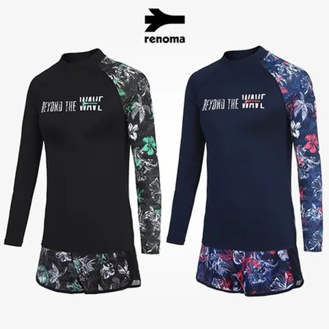 [ 롯데백화점 ][레노마수영복]레노마 여성래쉬가드 반바지 셋트 LS19993